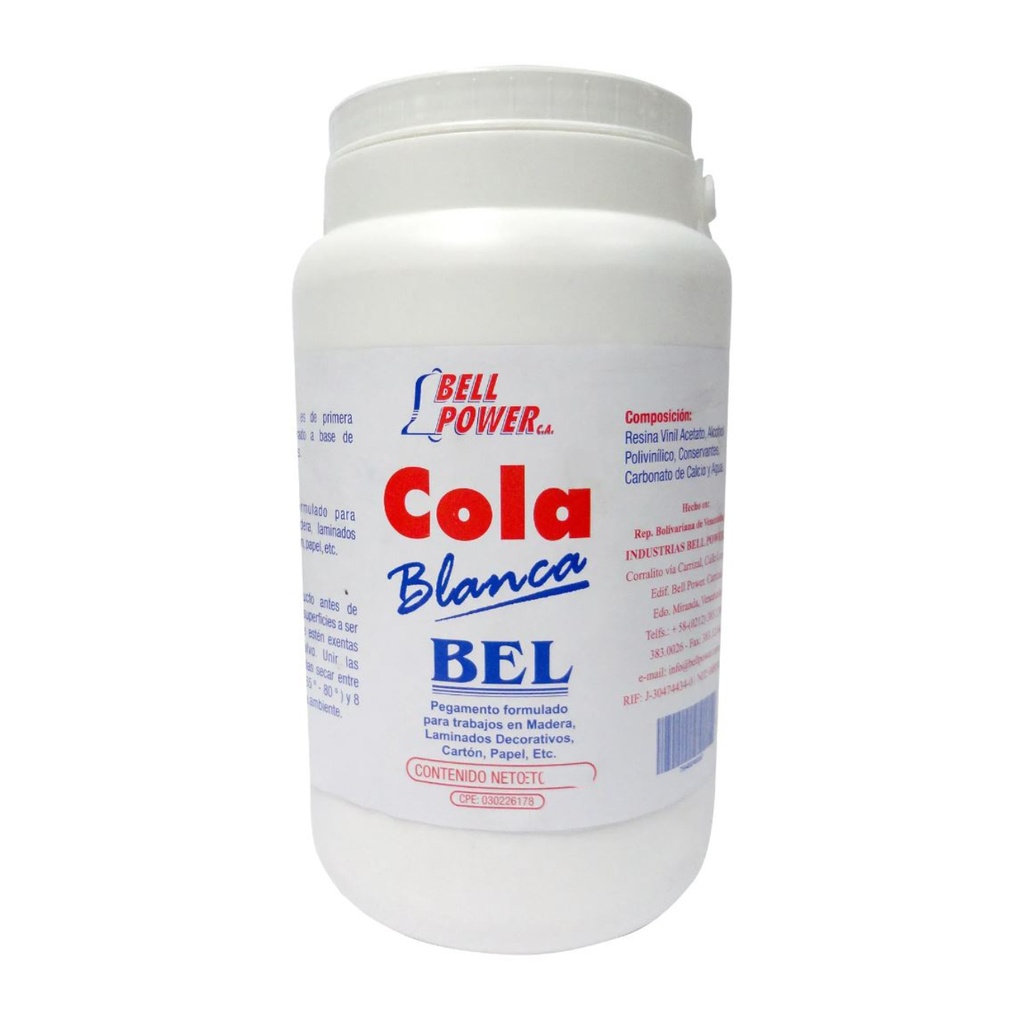 BELL POWER COLA BLANCA 1KG 946cm3