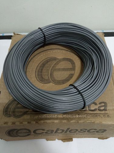 CABLESCA CABLE AUTOMOTRIZ 18AWG GRIS 20M