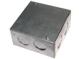 CAJA DE PASO METALICA 12 X 12 X 2 1/2