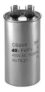 CAPACITOR 40UF 450VAC 370V AIRE ACOND.