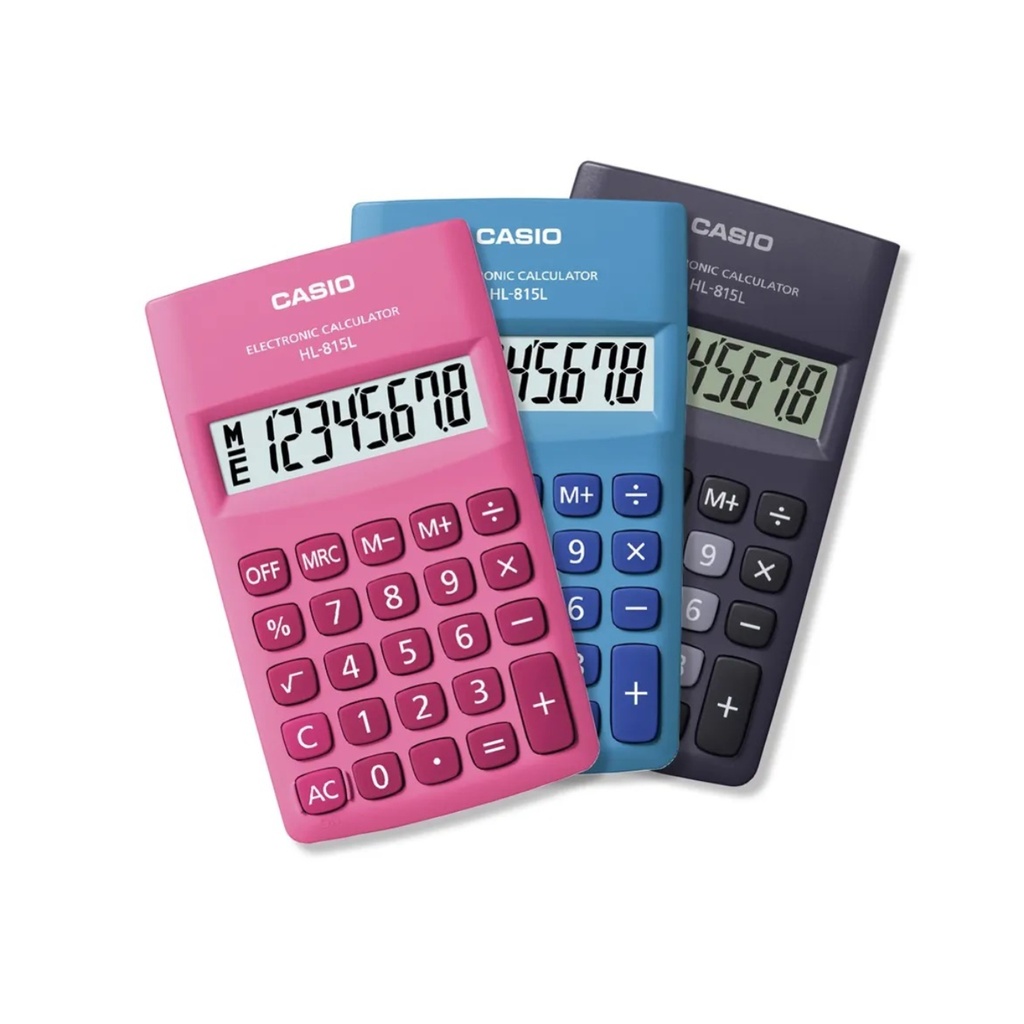 CASIO CALCULADORA 8 DIG.--HL-815