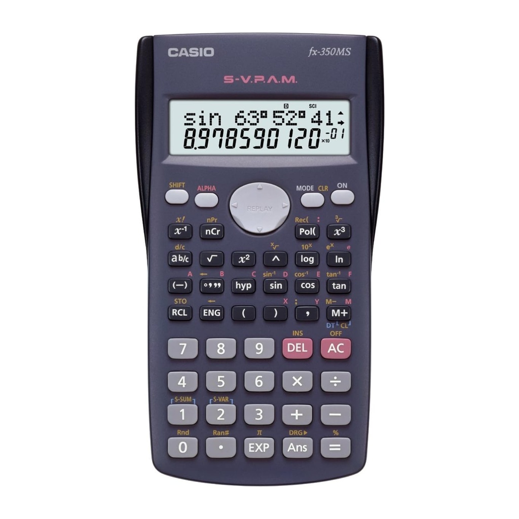 CASIO CALCULADORA CIENTIFICA 240 FUNC.--FX-350MS