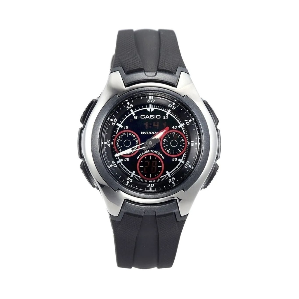 CASIO RELOJ ANALOGO--AQ-163W-1B2V