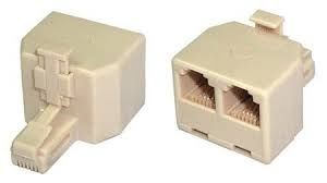 CONECTOR P/TLF RJ11 MACHO/2HEMBRA