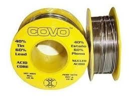 COVO ESTAÑO PARA SOLDAR 1.0MM 100G