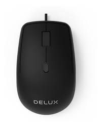 DELUX USB MOUSE BLACK--M330BU