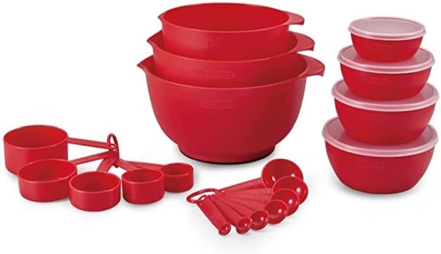 FARBERWARE JUEGO BOWL 23 PZS ROJO