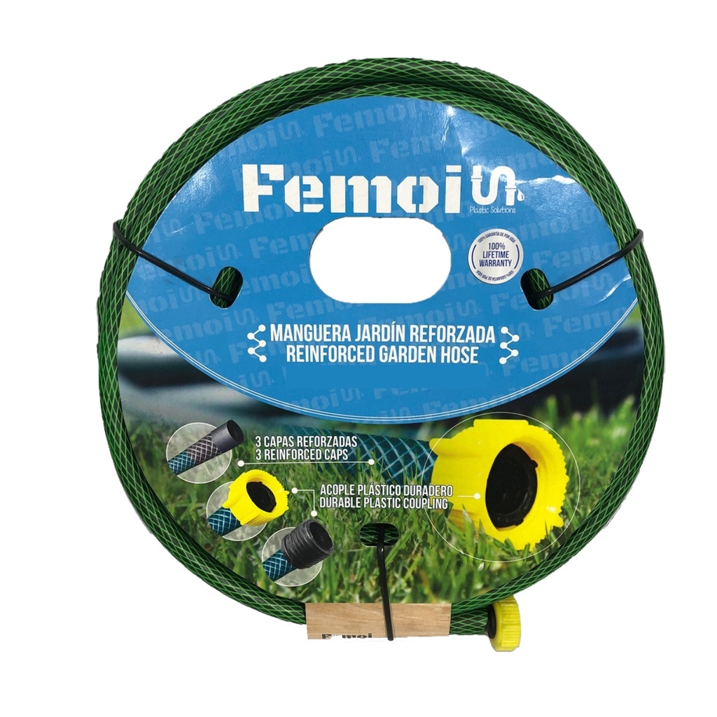 FEMOI MANGUERA JARDIN 1/2 X 7.5MTS