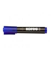 KORES MARCADOR PERMANENTE XP2 BISELADO AZUL,