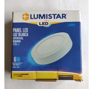 LUMISTAR PANEL LED 110-220V 6W LUZ BLAN