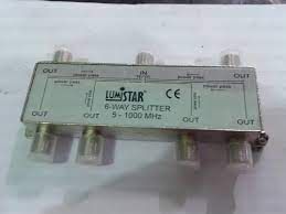 LUMISTAR SPLITTER 6VIAS 1000MHZ PROFESIONAL