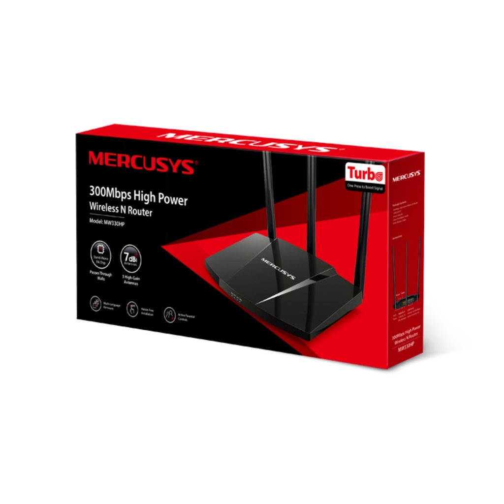 MERCUSYS  ROUTER INAL 3 ANT HP 300MBPS