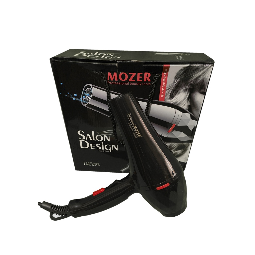 MOZER SECADOR DE CABELLO 2VEL 4000W 110V--MZ-5919