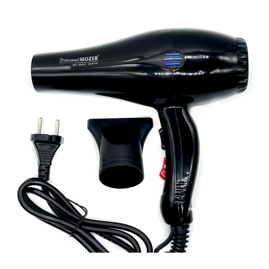 MOZER SECADOR DE CABELLO 2VEL 5000W 110V