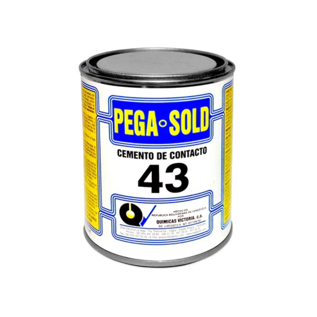 PEGA SOLD 43 CEMENTO CONTACTO 1/4 GAL