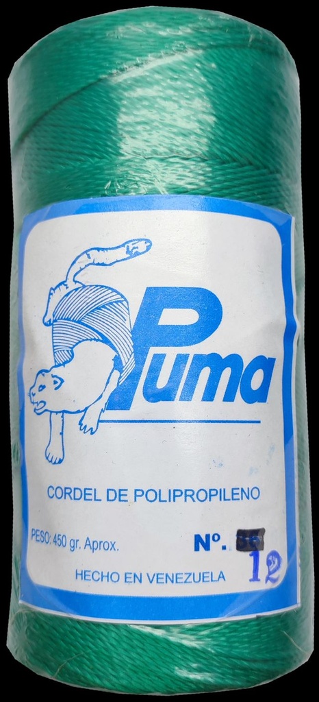 PUMA CORDEL POLIPRO. N12 VERDE