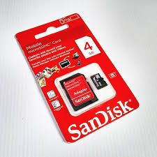 SANDISK MEMORIA MICRO SD 4GB