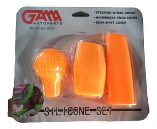 SET FORRO PROTEC SILICON NARANJA