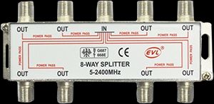 SPLITTER PARA TV 8VIAS 5-1000MHZ