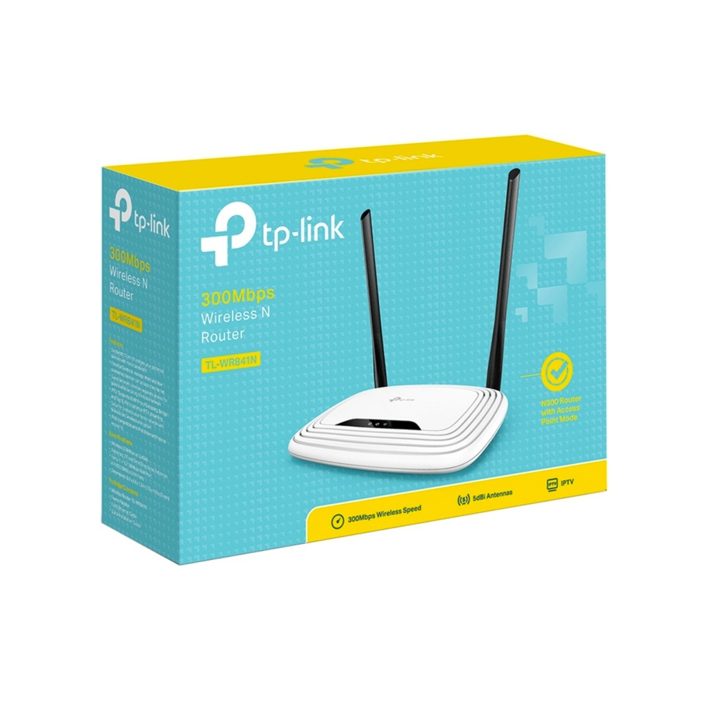 TP LINK ROUTER 2 ANTEN 300MBPS 2PTO