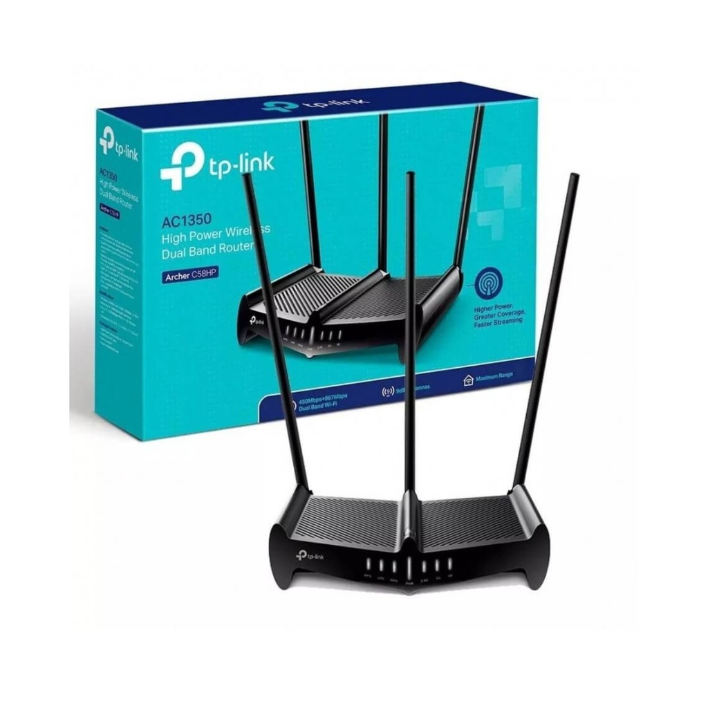 TP LINK ROUTER INAL 3 ANT AC1350 DUAL BA