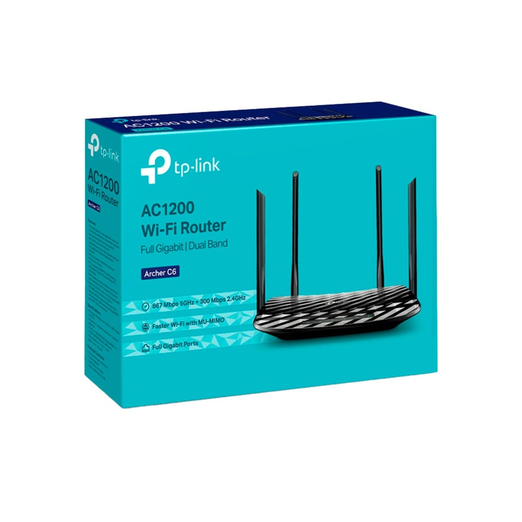 TP LINK ROUTER INAL 4 ANT AC1200 DUAL BA