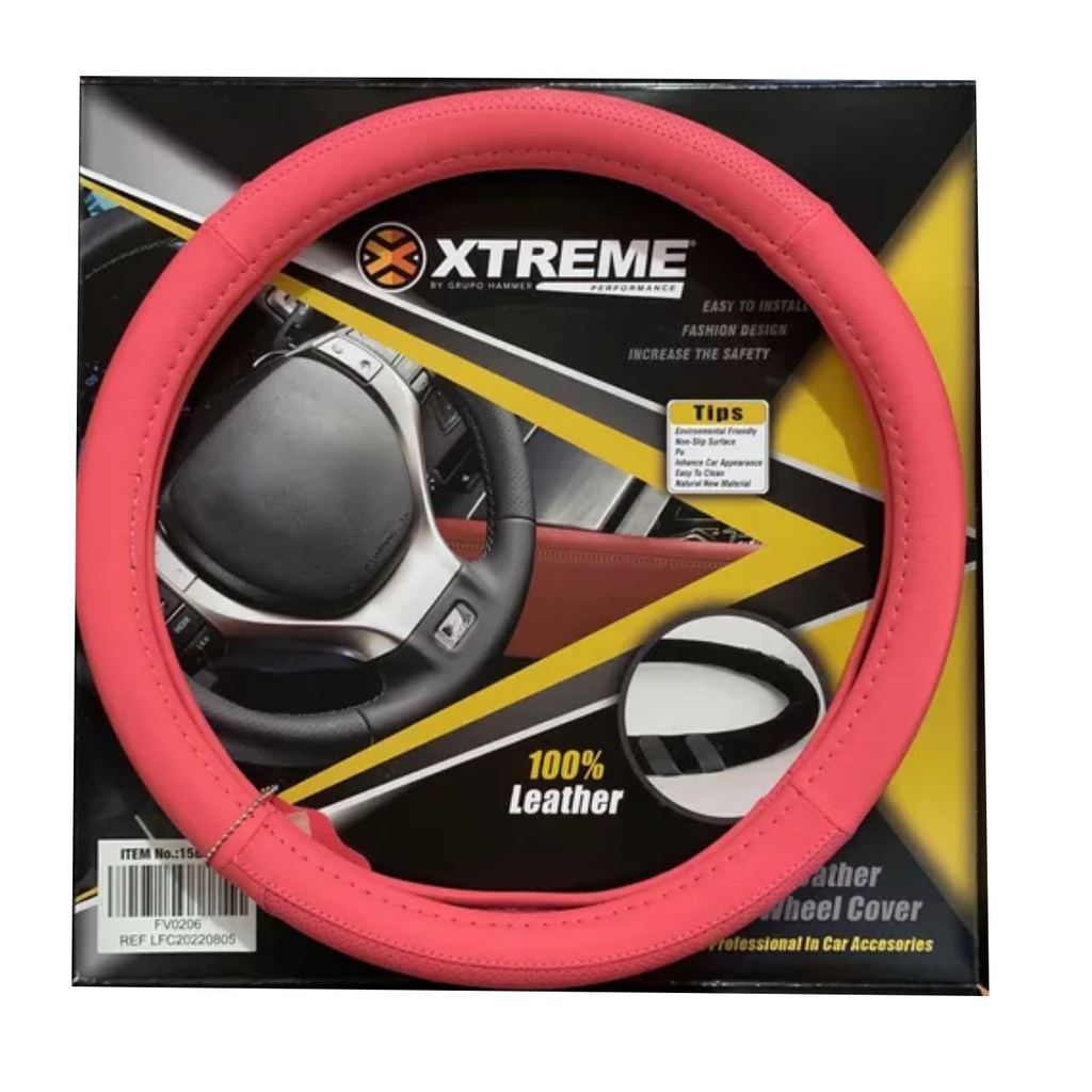 XTREME FORRO P-VOLANTE CUERO ROSADO