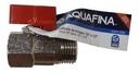 AQUAFINA LLAVE DE ARRESTO 1/2 X 1/2 MINI ZINC