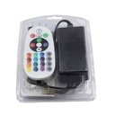 CABLE P/CINTA DE RGB LED C/CONTROL