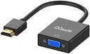 CONVERTIDOR GENERICO G3M HDMI A VGA- AUDIO- NEGRO