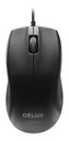 DELUX MOUSE USB M375 BLACK