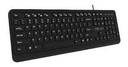 DELUX TECLADO USB KA190U BLACK