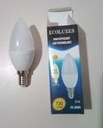 ECOLUXES BOMBILLO VELA LED 9W E14