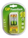 GP CARGADOR BATERIA  2xAA - AAA 2100mAh--GPPB410US270