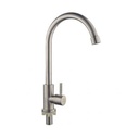 GRIFERIA CUELLO CISNE 8" ACERO INOX