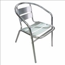 INMEVENCA SILLA JARDIN DE ALUMINIO