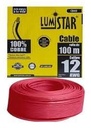 LUMISTAR CABLE 12AWG ROJO C/M