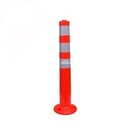 POSTE DE SEGURIDAD VIAL 19.5X75CM PLAST.