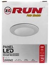 RUN PANEL LED CUADRADO 5W EMP 85MM