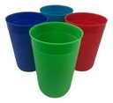 VASO COPA PLASTICO AZUL MARINO