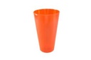 VASO COPA PLASTICO NARANJA